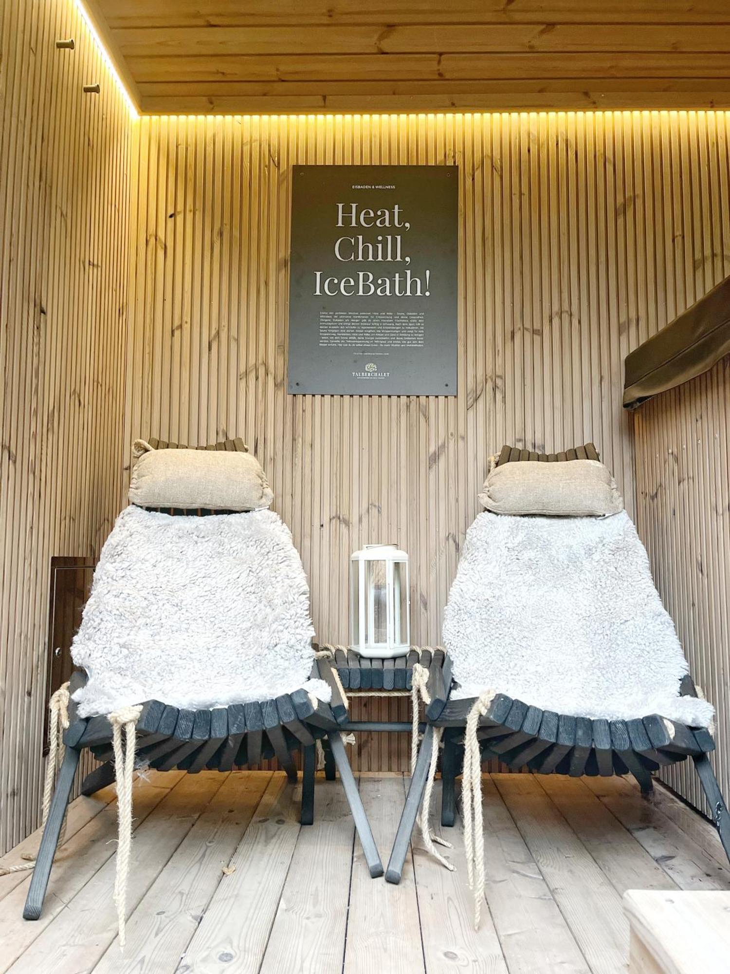 Tauberchalet I Boutique-Ferienhaus Mit Sauna, Whirlpool & Natur I 10Min Walk To Historic Old Town Rothenburg ob der Tauber Exterior foto
